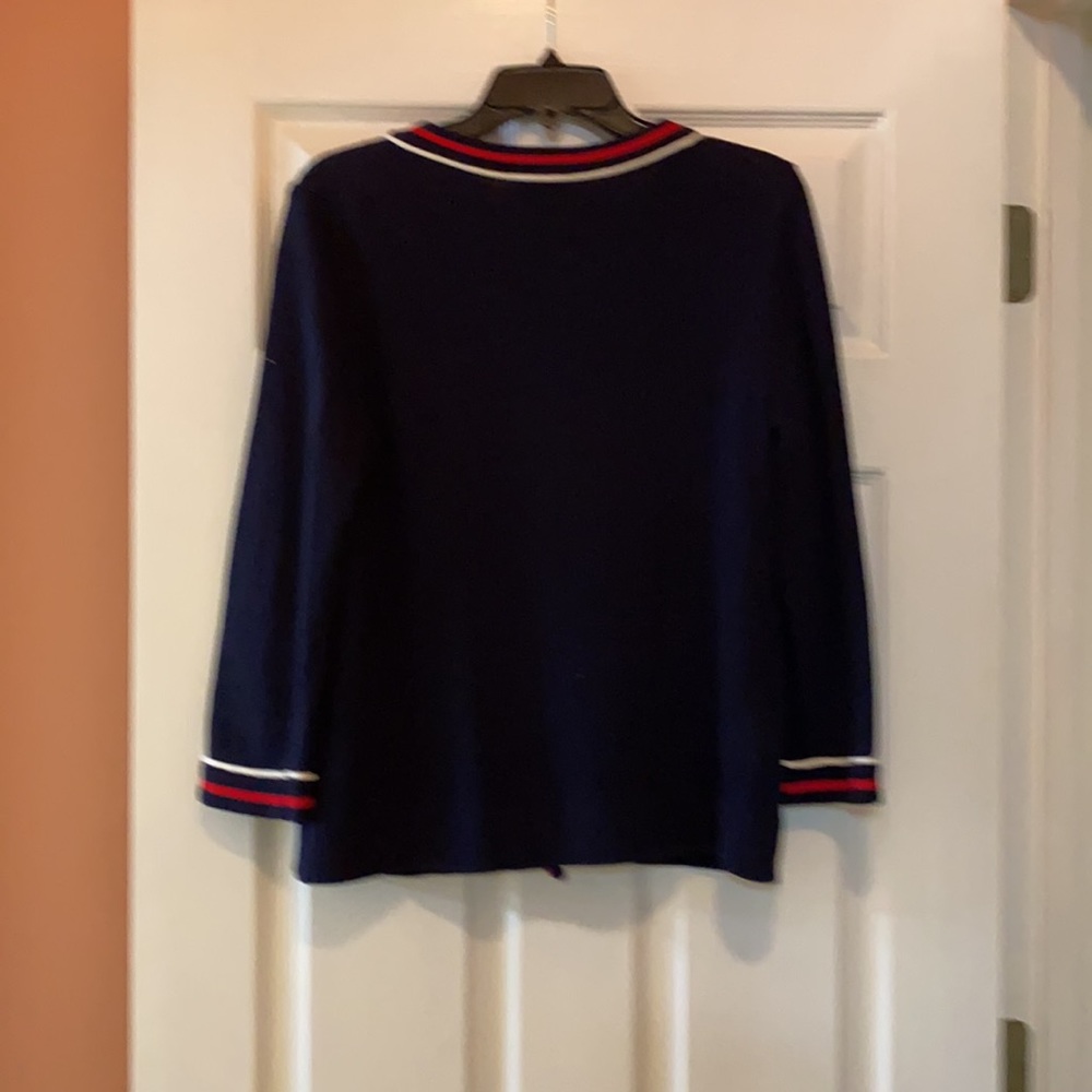Pretty Navy Cardigan - Picture 2 of 4